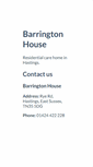 Mobile Screenshot of barringtonhousecare.co.uk
